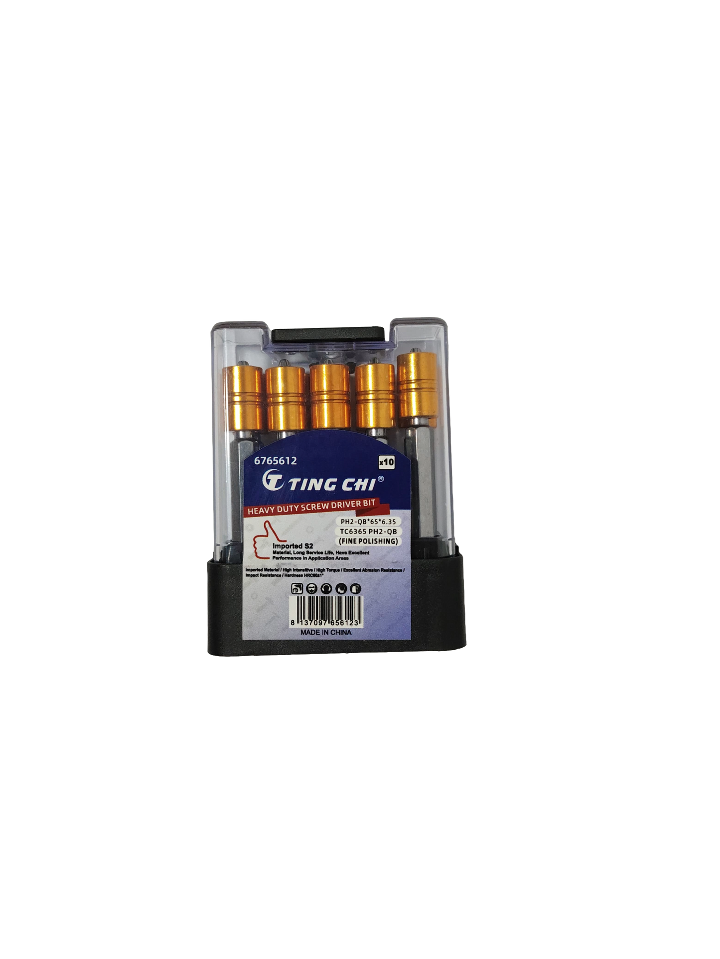 Punta drill estrella con base 10pcs