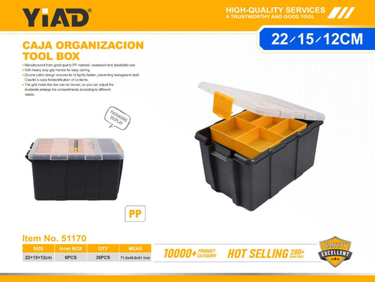 CAJA ORGANIZADORA G-421-2 22x15.5x12mm YIAD
