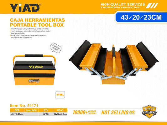 Caja para Herramientas Metal 09C YIAD