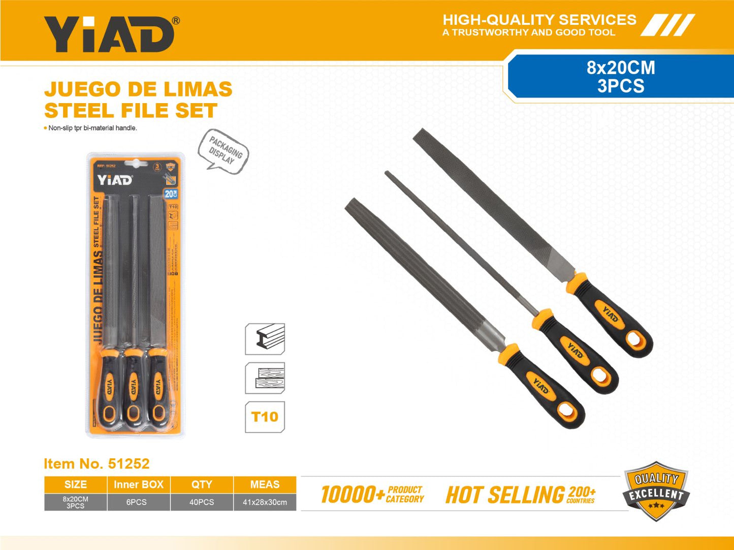 Lima Juego 3pcs YIAD